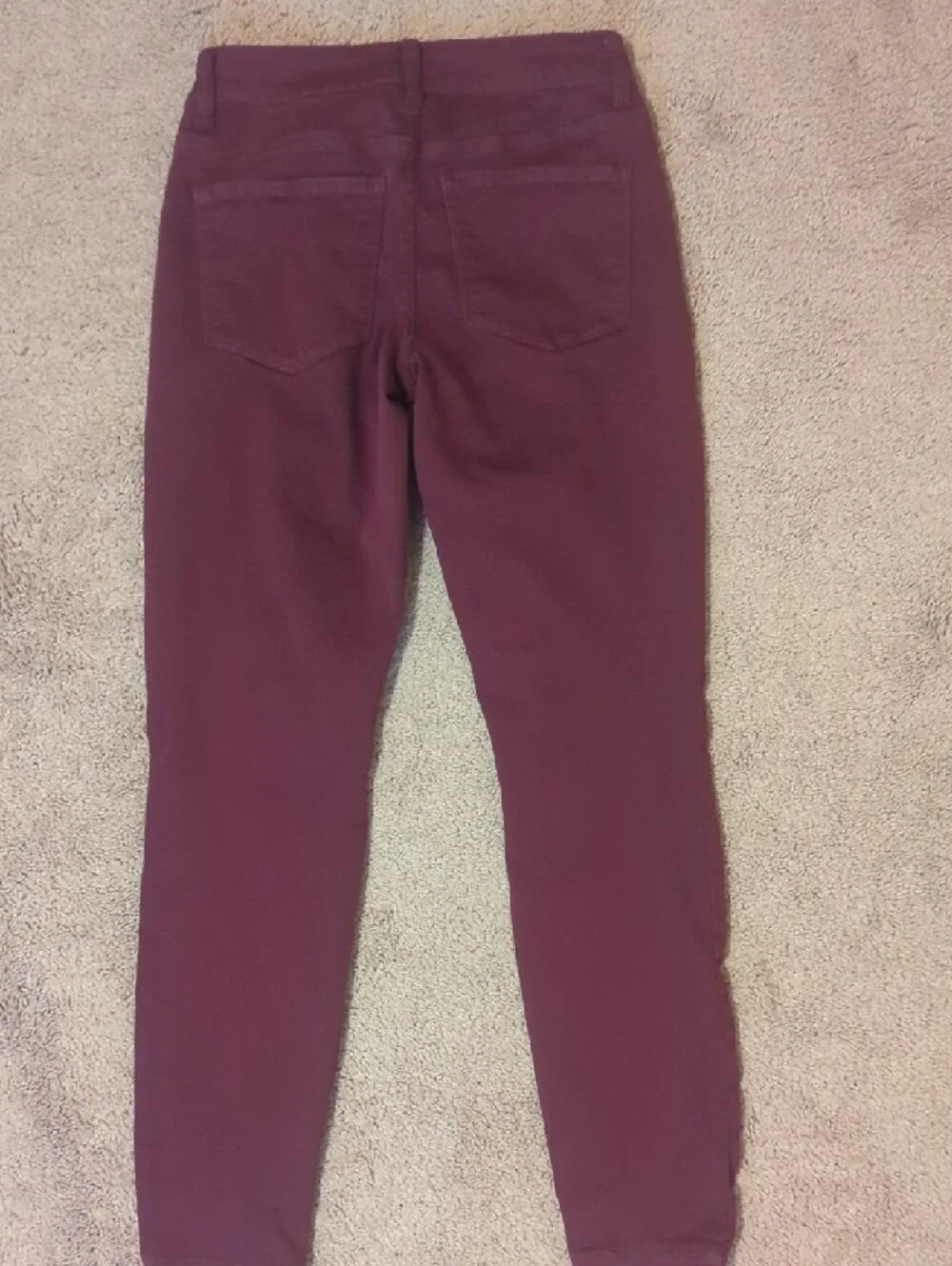 Maurices Burgandy Straight-Leg Pants - Picture 4 of 4